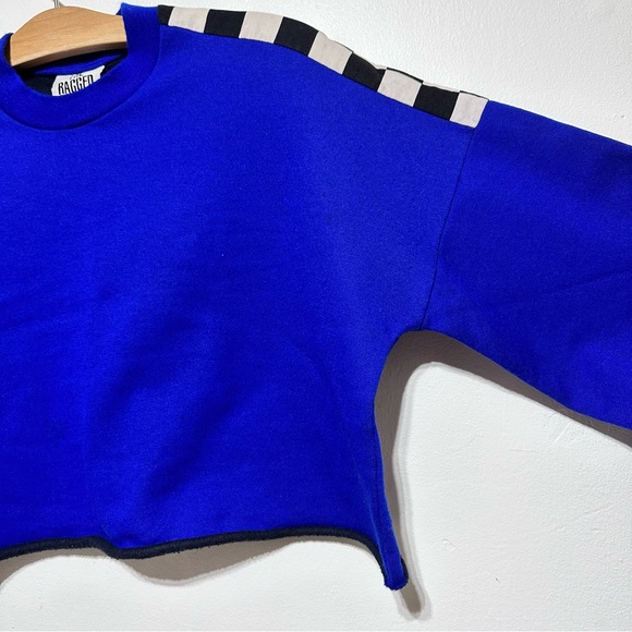 The Ragged Priest Cropped Pullover Boxy Black Sweatshirt Women’s Size XS - Picture 4 of 11